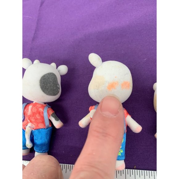 Sunny Days Entertainment, Honey Bee Acres Rainbow Ridge Three Flocked Cows Toys - Picture 4 of 7